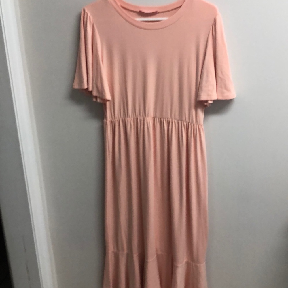 Neesee’s Dresses Flutter sleeve midi dress